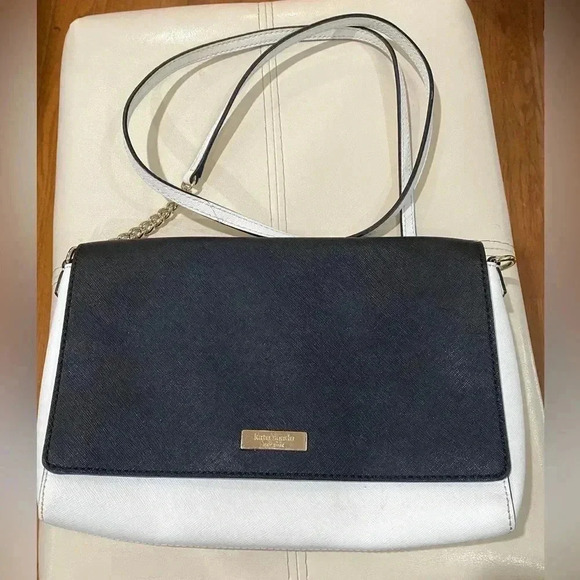 Kate Spade Tilden Place Alek Crossbody Cement/black in new condition - Picture 2 of 7